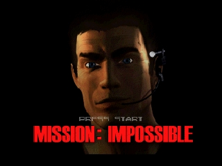 Mission Impossible title screen for Nintendo 64